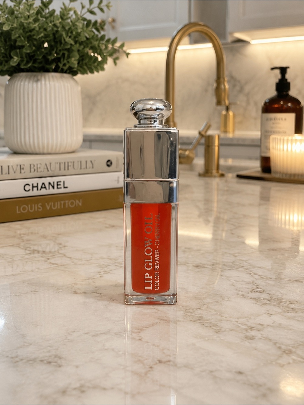 Dior Addict Lip Glow Oil 004 Coral Full Size 6mL - New - No Box